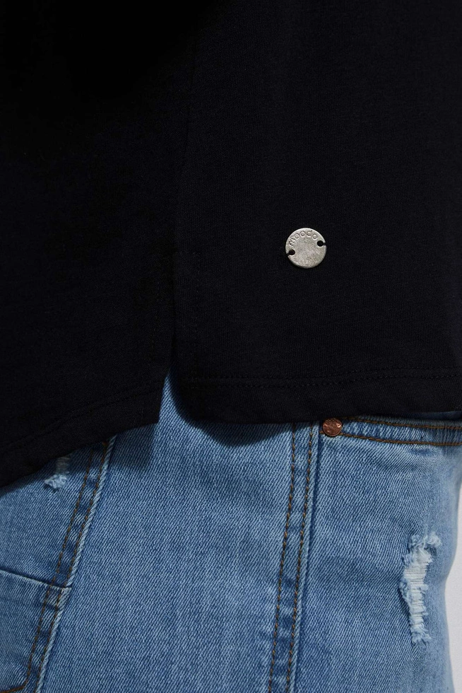 KOSZULKA DAMSKA L-TS-4050 BLACK