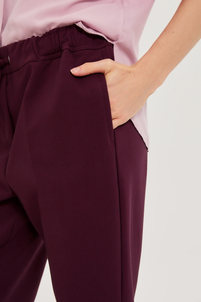 SPODNIE DAMSKIE Z-SP-4801 BURGUNDY