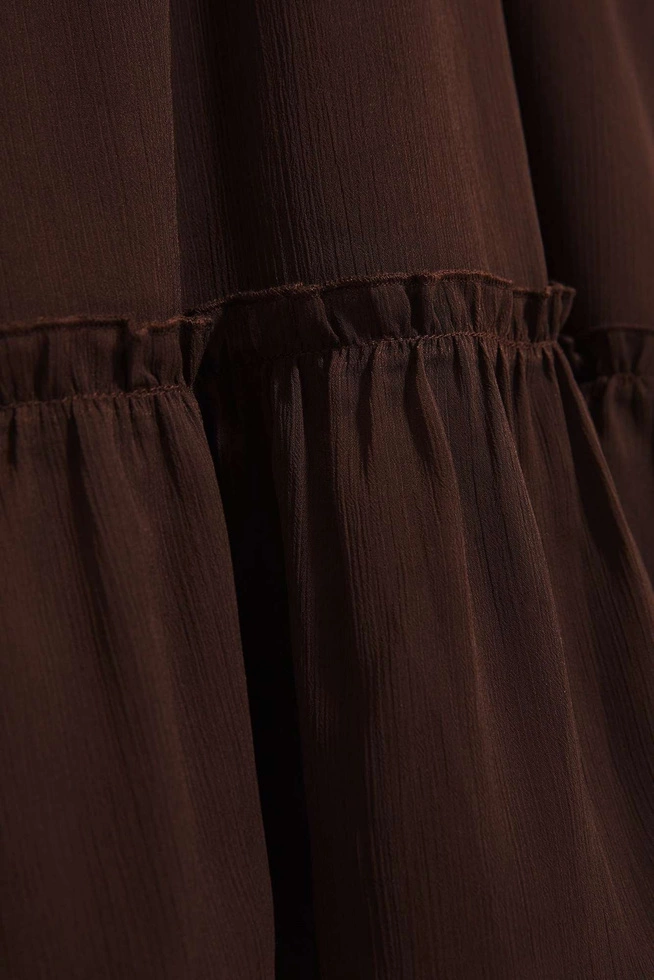 LADIES DRESS L-SU-4023 D.OAK