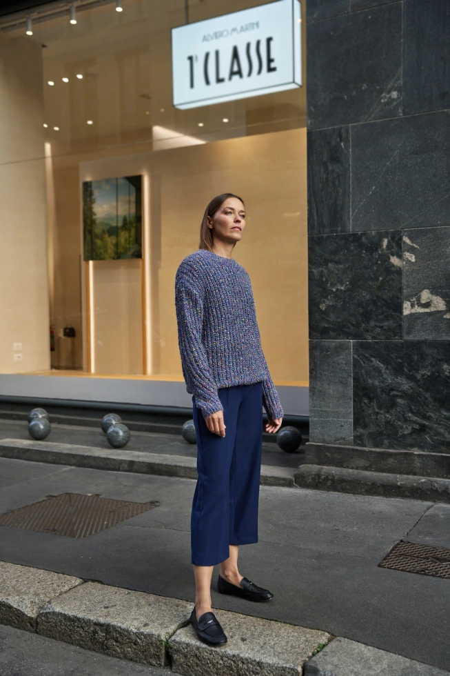 WOMEN'S SWEATER Z-SW-4881 NAVY