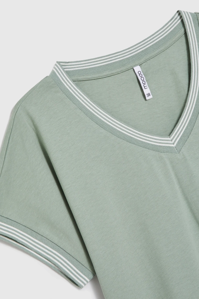WOMEN'S TSHIRT L-TS-4908 OLIVE