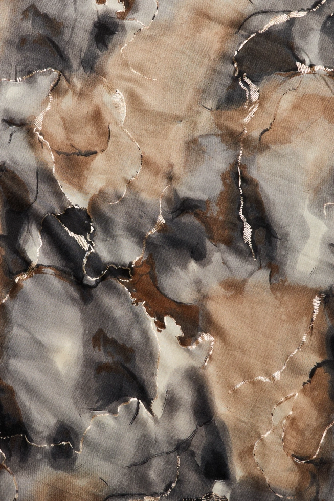 WOMEN'S SCARF L-SZ-4935 COFFEE