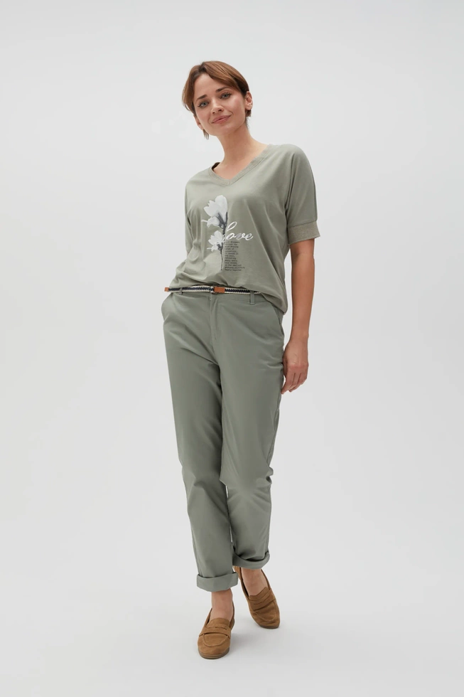 WOMEN'S PANTS L-SP-4600 OLIVE