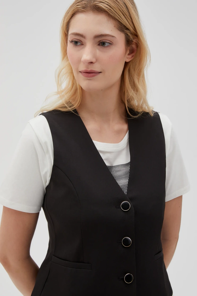 WOMEN'S JACKETS L-KA-4615 BLACK