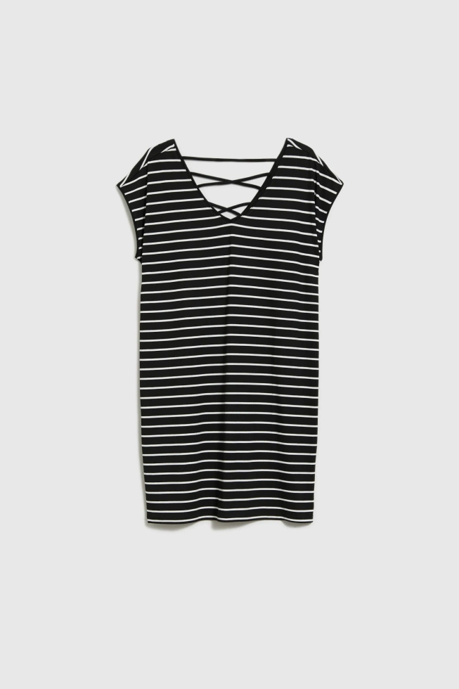 WOMEN'S DRESS L-SU-4645 BLACK