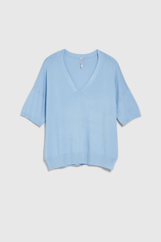 WOMEN'S SWEATER L-SW-4600 L.BLUE-set