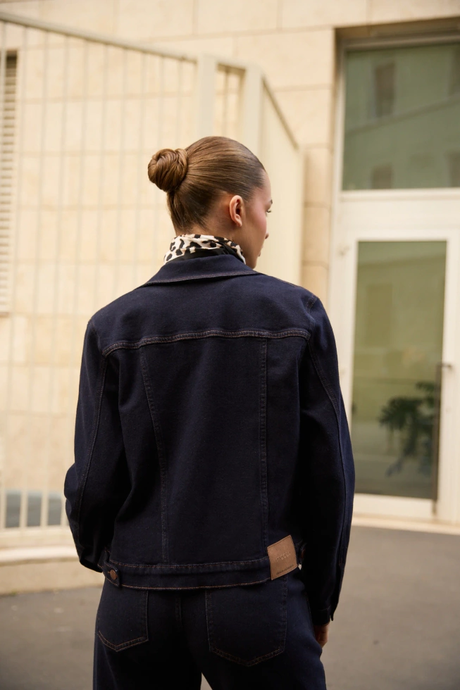 WOMEN'S JACKETS L-KU-4912 D.NAVY