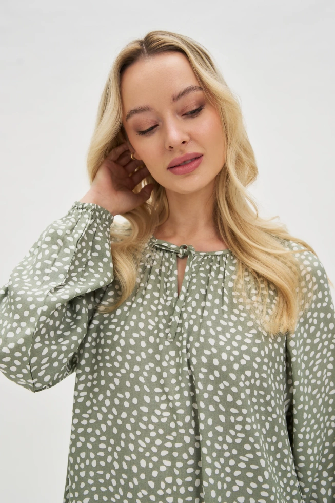 WOMEN'S DRESS L-SU-4608 OLIVE