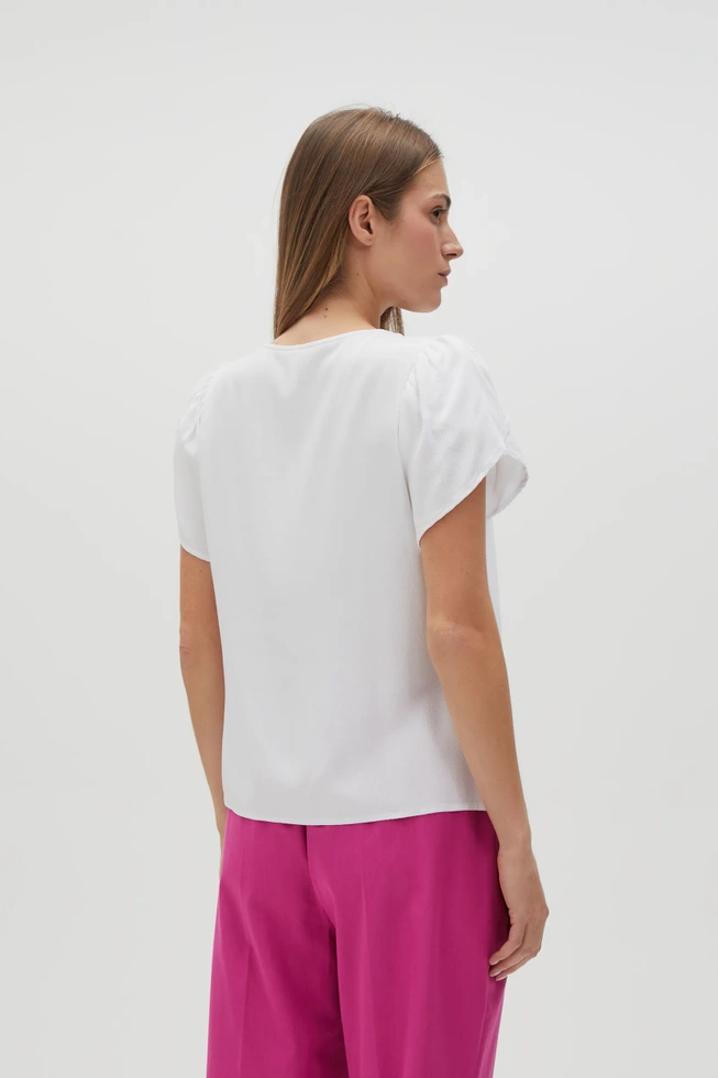 WOMEN'S SHIRT L-KO-4621 OFF WHITE