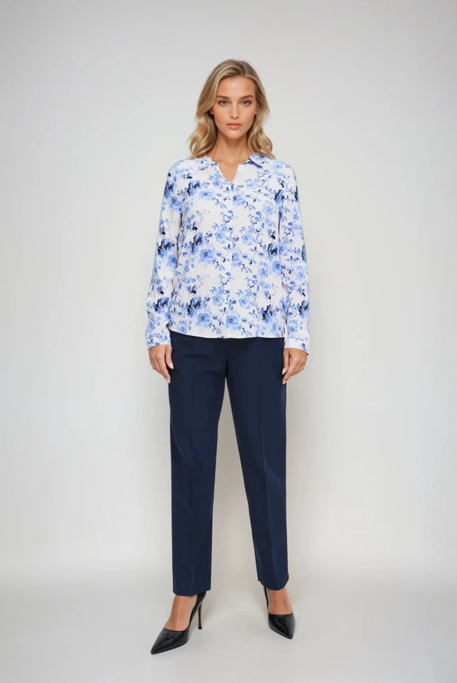 WOMEN'S SHIRT Z-KO-4806 BLUE