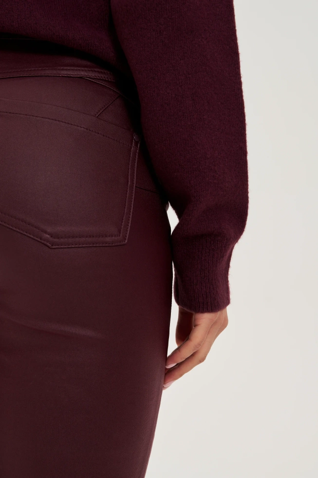 SPODNIE DAMSKIE Z-SP-4803 BURGUNDY