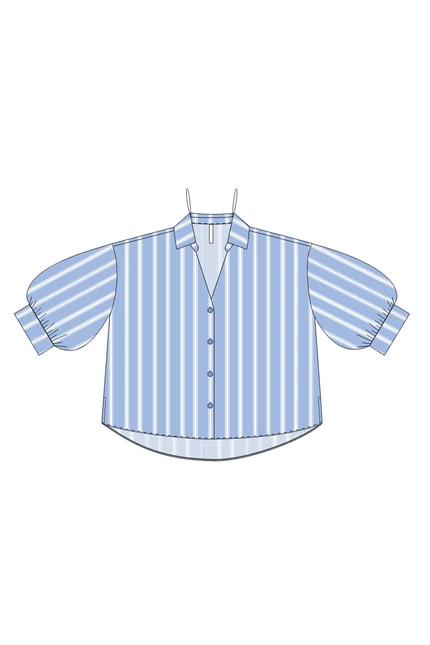 KOSZULA DAMSKA L-KO-4927 L.BLUE