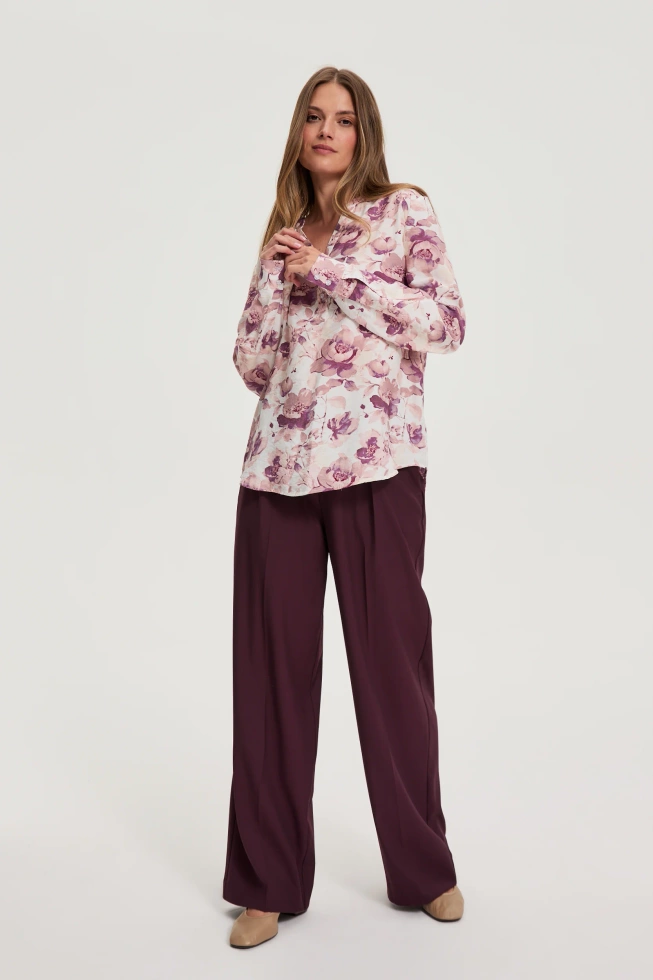 WOMEN'S SHIRT Z-KO-4803 OFF WHITE