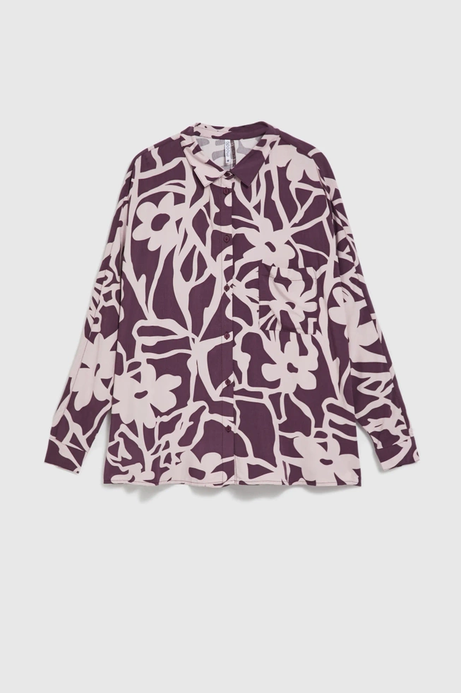 WOMEN'S SHIRT Z-KO-4526 D.VIOLET