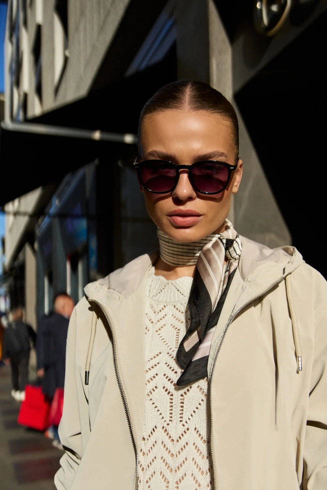 SZALIK DAMSKI L-SZ-4908 BLACK-pakiet