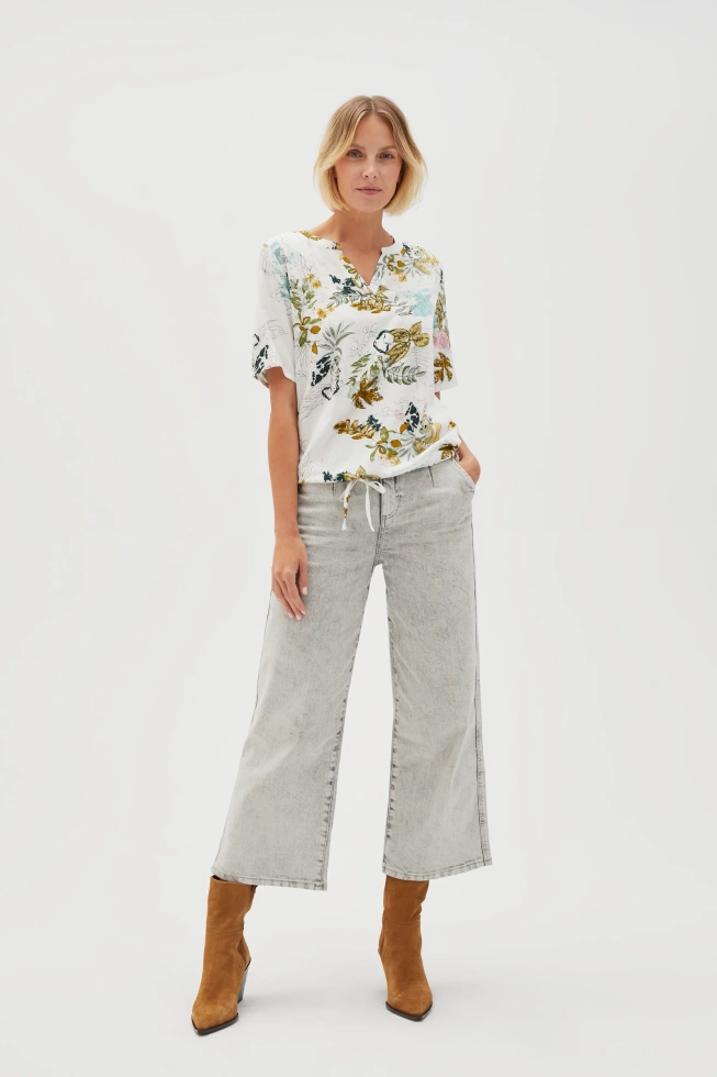 KOSZULA DAMSKA L-KO-4627 OFF WHITE