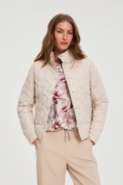 WOMEN'S JACKETS L-KU-4905 L.BEIGE
