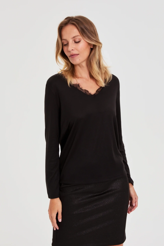 WOMEN'S SWEATER Z-SW-4814 BLACK-set