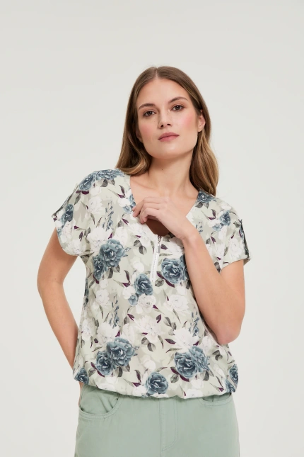 KOSZULA DAMSKA L-KO-4903 OLIVE