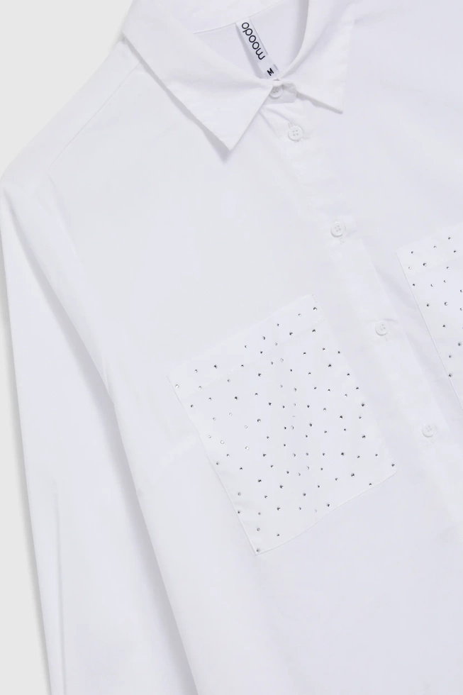 WOMEN'S SHIRT L-KO-4601 WHITE