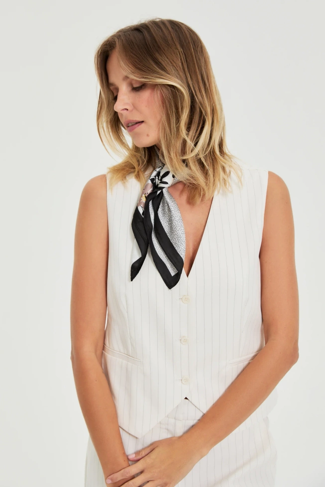 WOMEN'S SCARF L-SZ-4920 BLACK