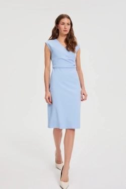 WOMEN'S DRESS L-SU-4942 L.BLUE