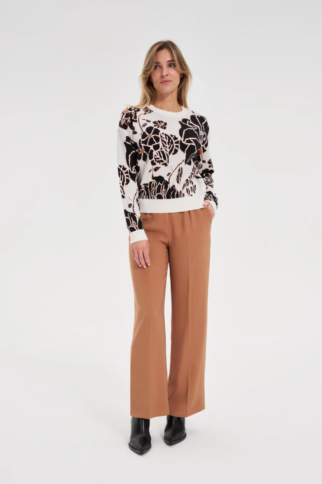 WOMEN'S SWEATER Z-SW-4853 OFF WHITE