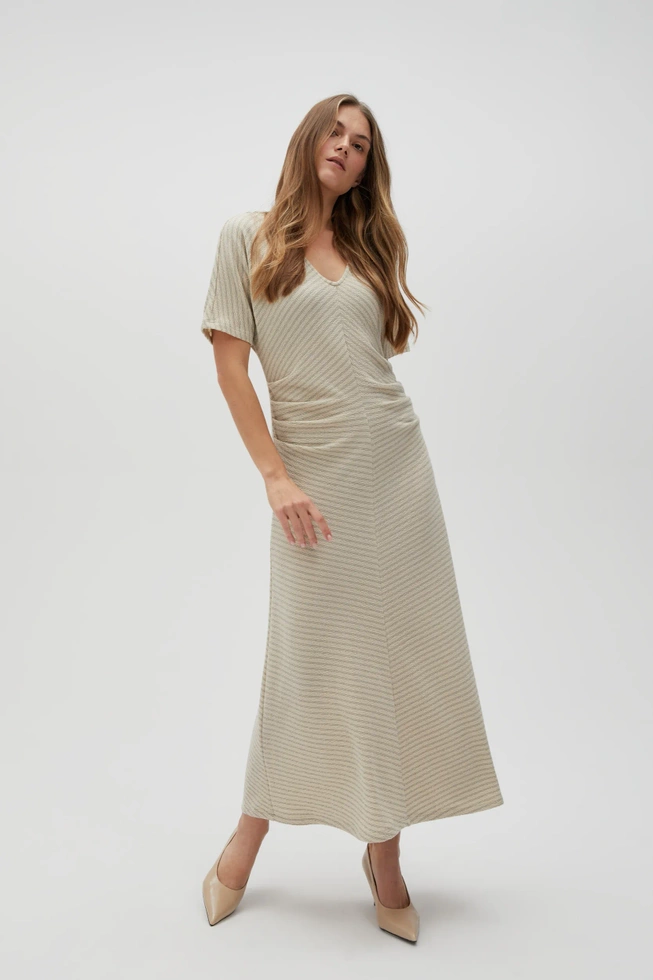 WOMEN'S DRESS L-SU-4619 L.BEIGE-set