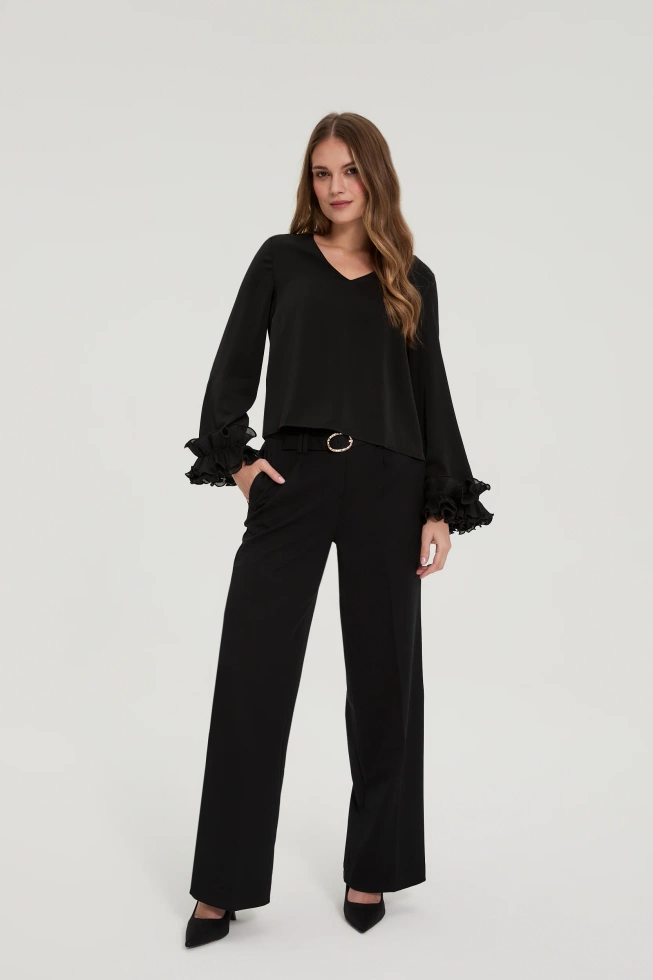 KOSZULA DAMSKA Z-KO-4828 BLACK-pakiet