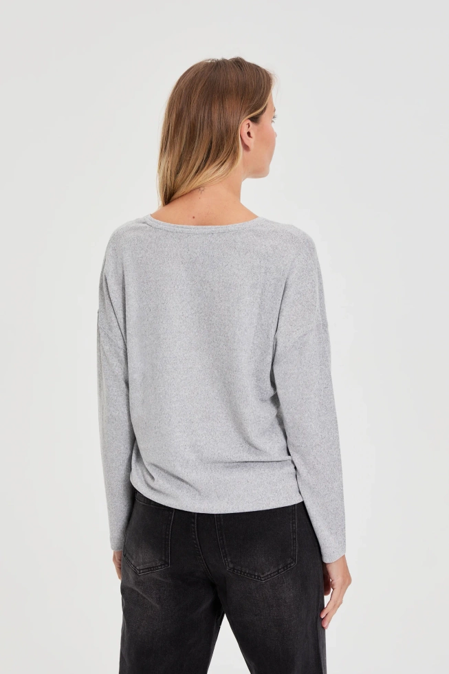 SWETER DAMSKI Z-SW-4837 L.GREY MEL-pakiet