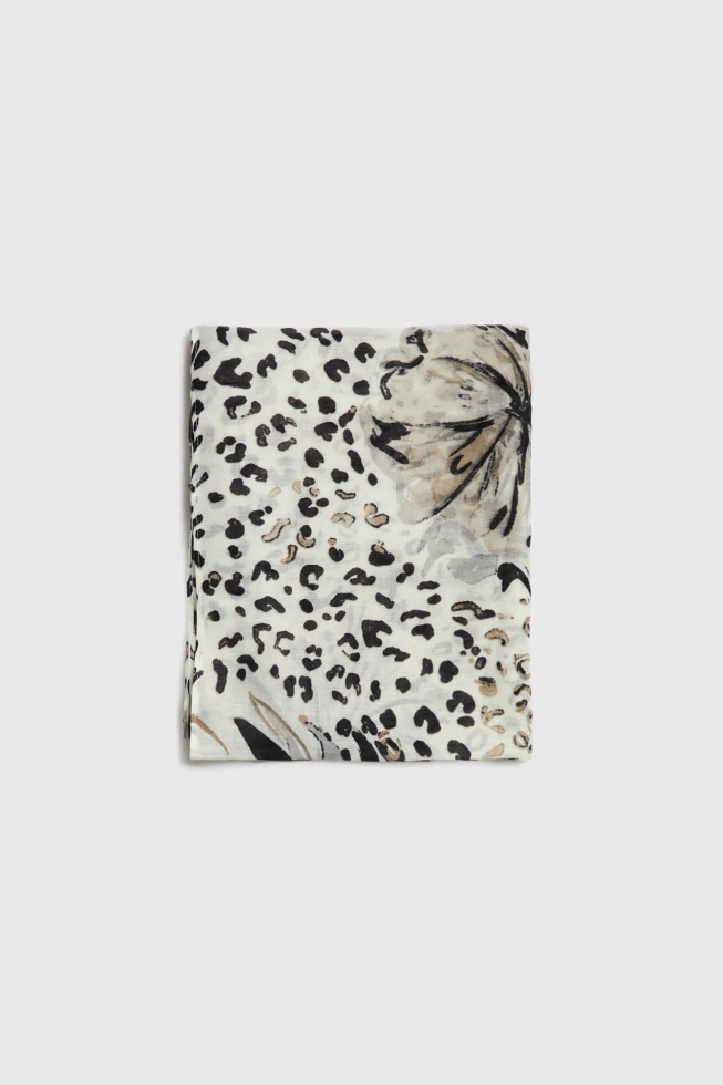 WOMEN'S SCARF L-SZ-4901 L.GREY-set