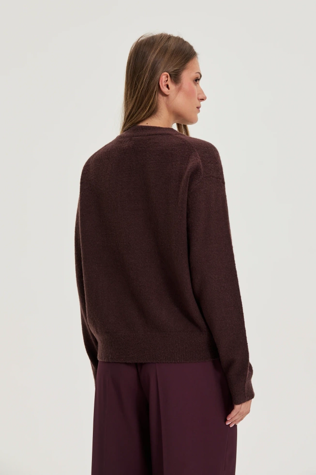 WOMEN'S SWEATER Z-SW-4879 BROWN