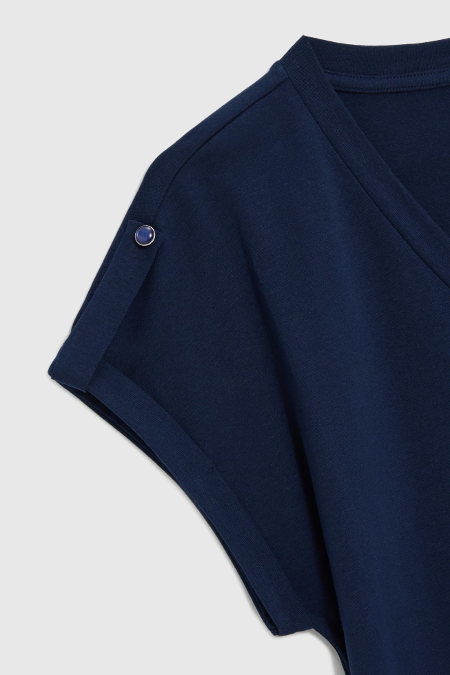 WOMEN'S TSHIRT L-TS-4909 NAVY