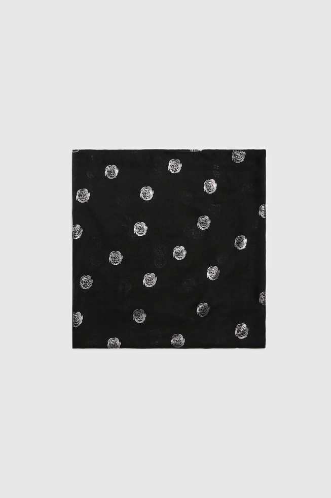WOMEN'S SCARF L-SZ-4614 BLACK