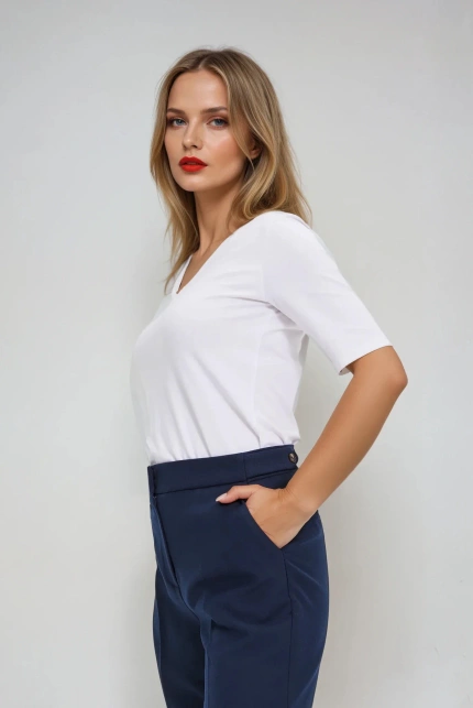 WOMEN'S TSHIRT Z-TS-4805 WHITE