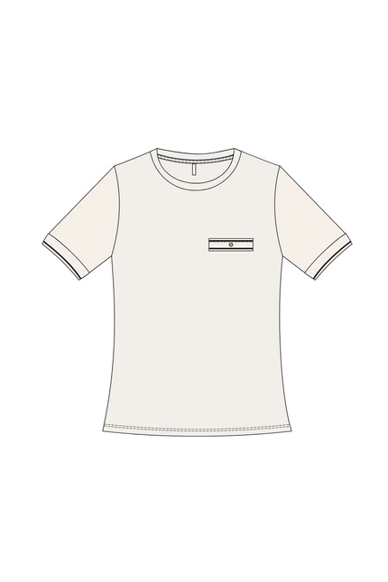 KOSZULKA DAMSKA L-TS-4943 OFF WHITE