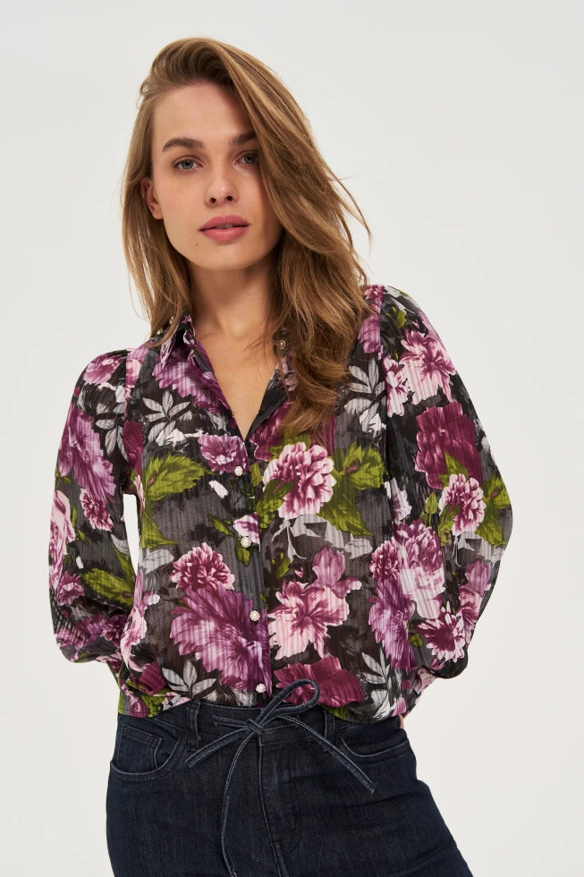 WOMEN'S SHIRT Z-KO-4807 BLACK