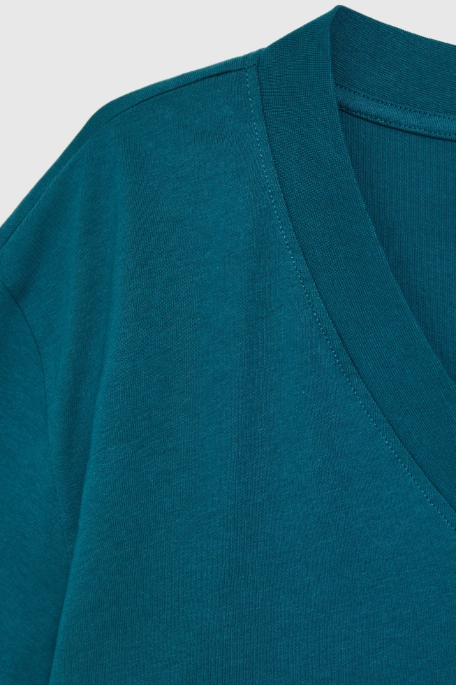 WOMEN'S TSHIRT L-TS-4950 D.GREEN