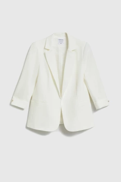 WOMEN'S BLAZER L-MR-4922 OFF WHITE-set