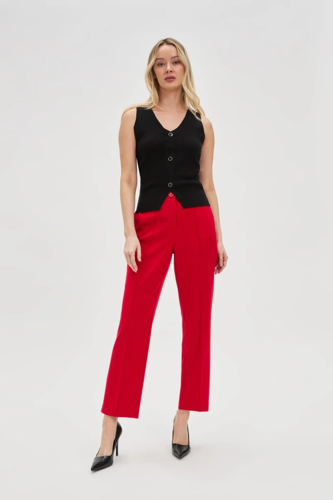 WOMEN'S TOP L-TS-4713 BLACK