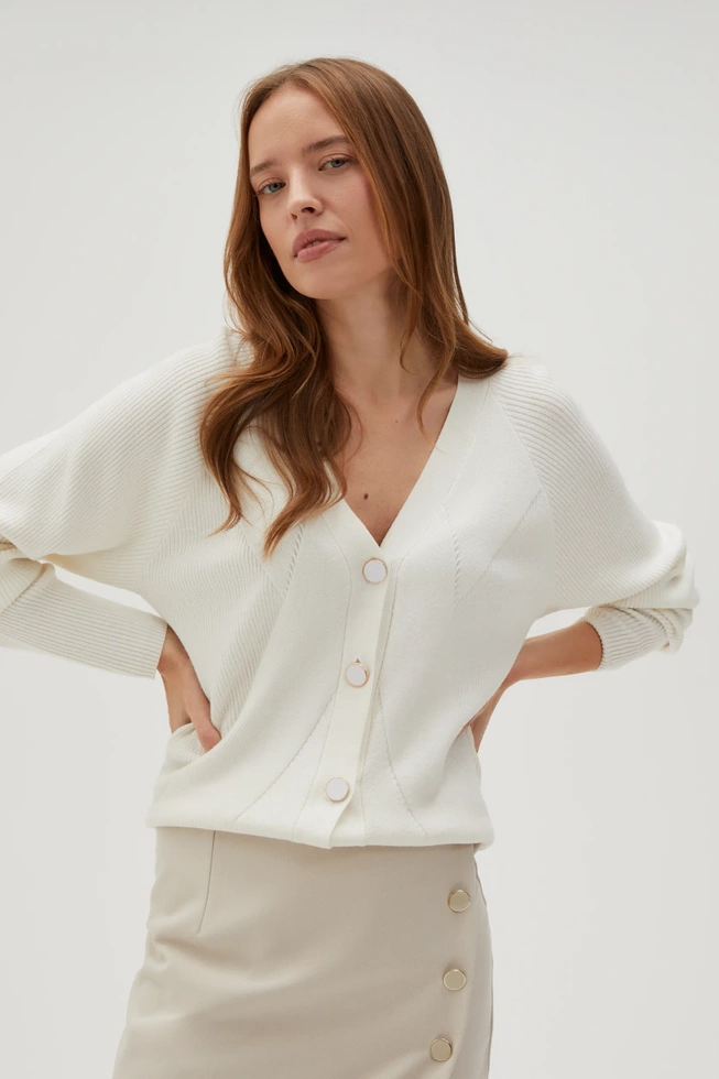 WOMEN'S SWEATER L-SW-4602 OFF WHITE