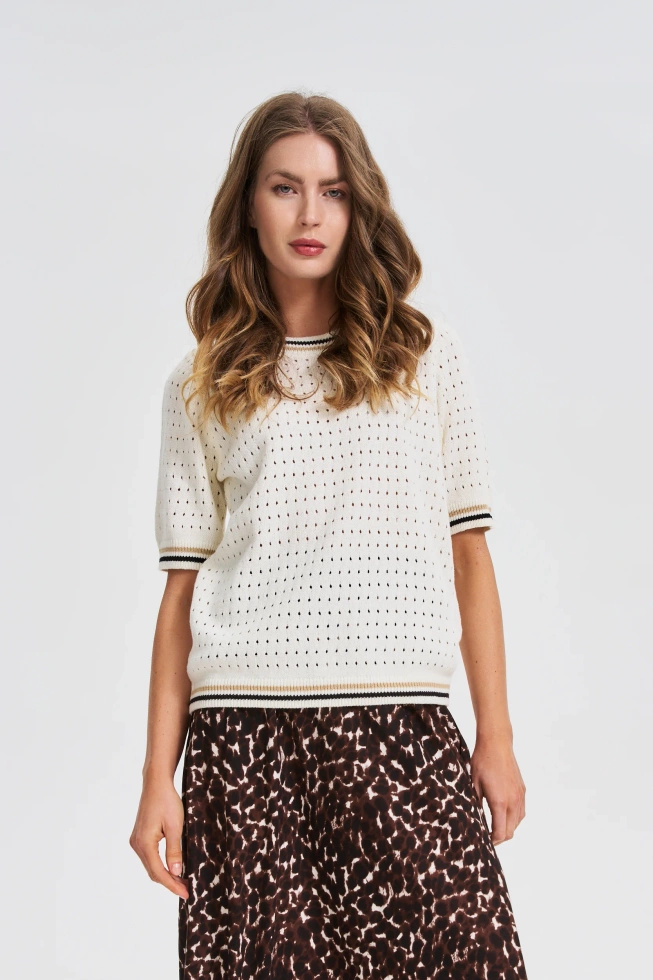WOMEN'S SWEATER Z-SW-4805 OFF WHITE