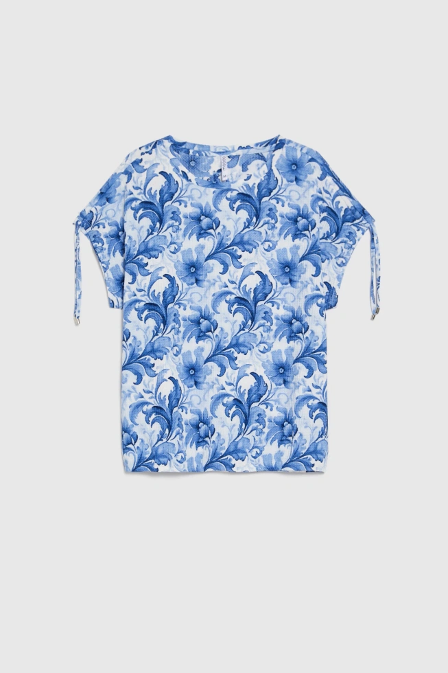 WOMEN'S TSHIRT L-TS-5035 L.BLUE-set