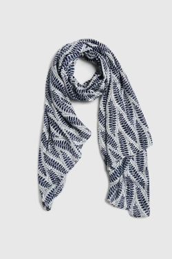 WOMEN'S SCARF L-SZ-4936 NAVY-set