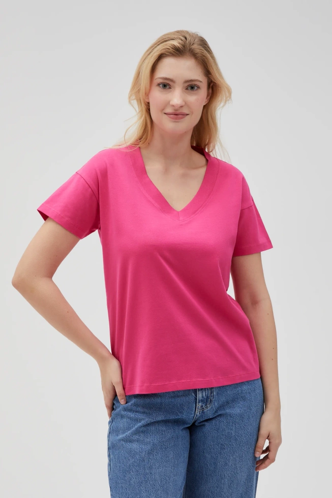 WOMEN'S TSHIRT L-TS-4625 FUCHSIA