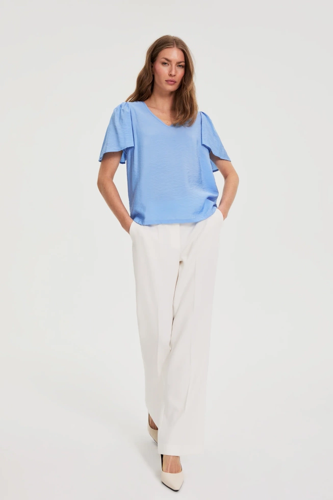 KOSZULA DAMSKA L-KO-4923 BLUE