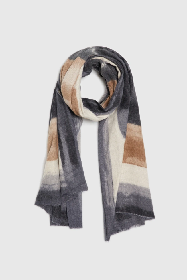 WOMEN'S SCARF Z-SZ-4801 D.GREY