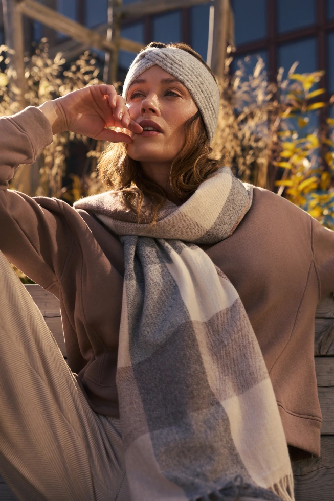 WOMEN'S SCARF Z-SZ-4820 BEIGE