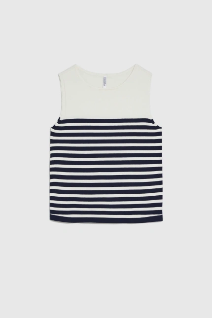 WOMEN'S TOP L-TS-5025 OFF WHITE