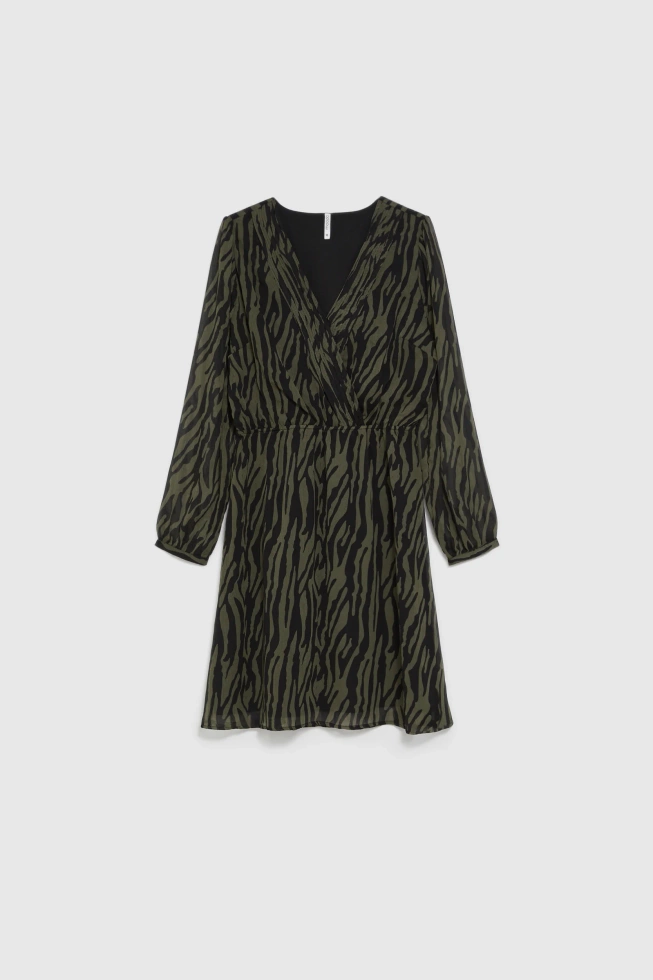 WOMEN'S DRESS Z-SU-4819 D.OLIVE
